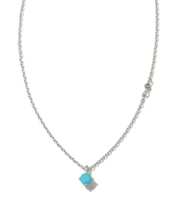 Maisie Sterling Silver December Pendant Necklace