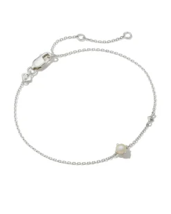 Maisie Sterling Silver June Delicate Chain Bracelet
