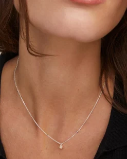 Maisie Sterling Silver June Pendant Necklace