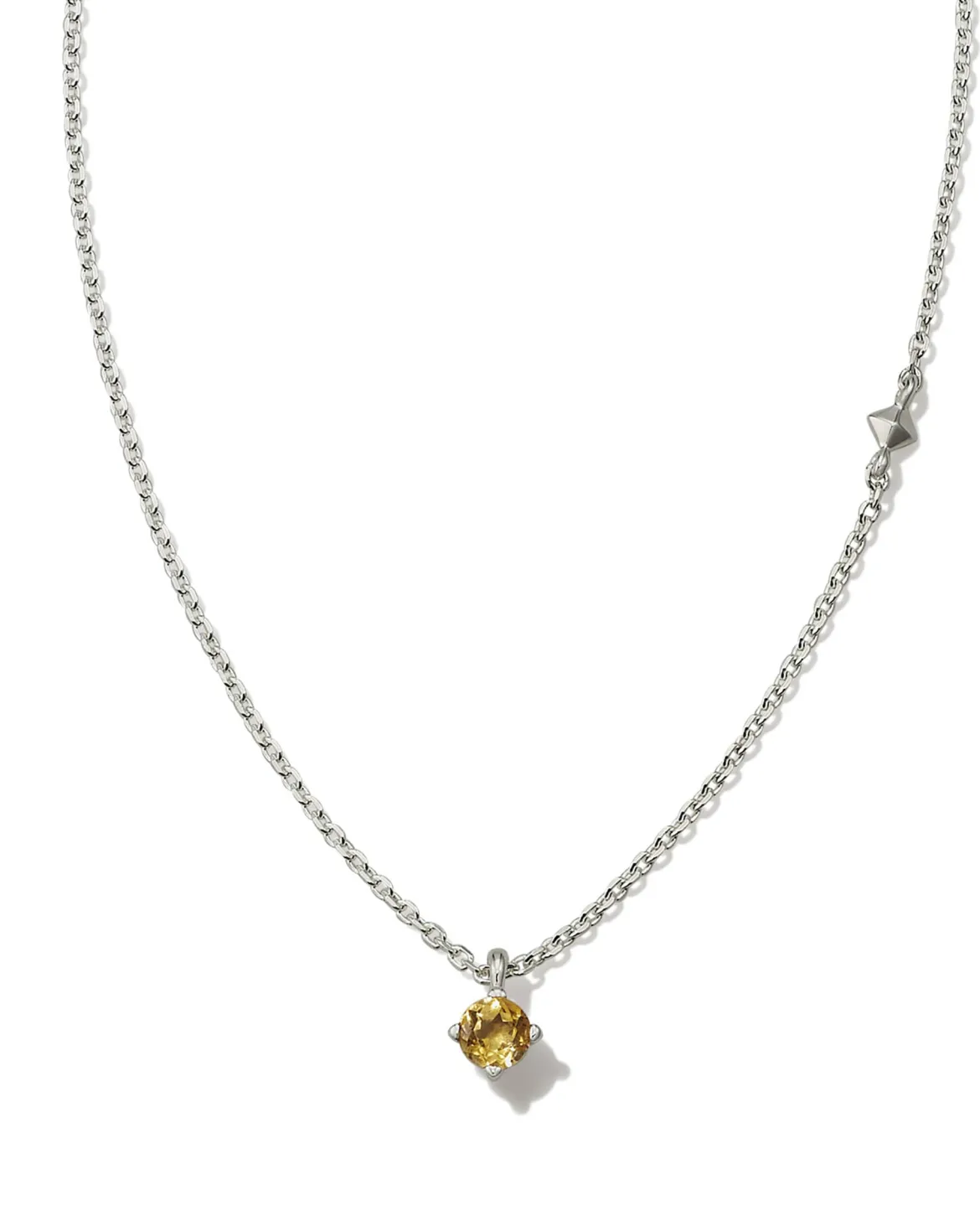 Maisie Sterling Silver November Pendant Necklace