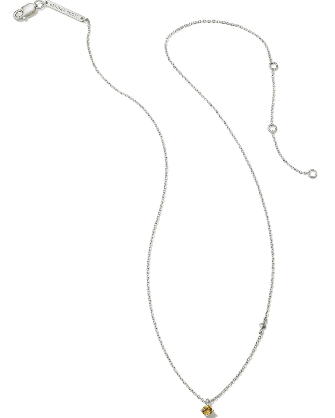 Maisie Sterling Silver November Pendant Necklace