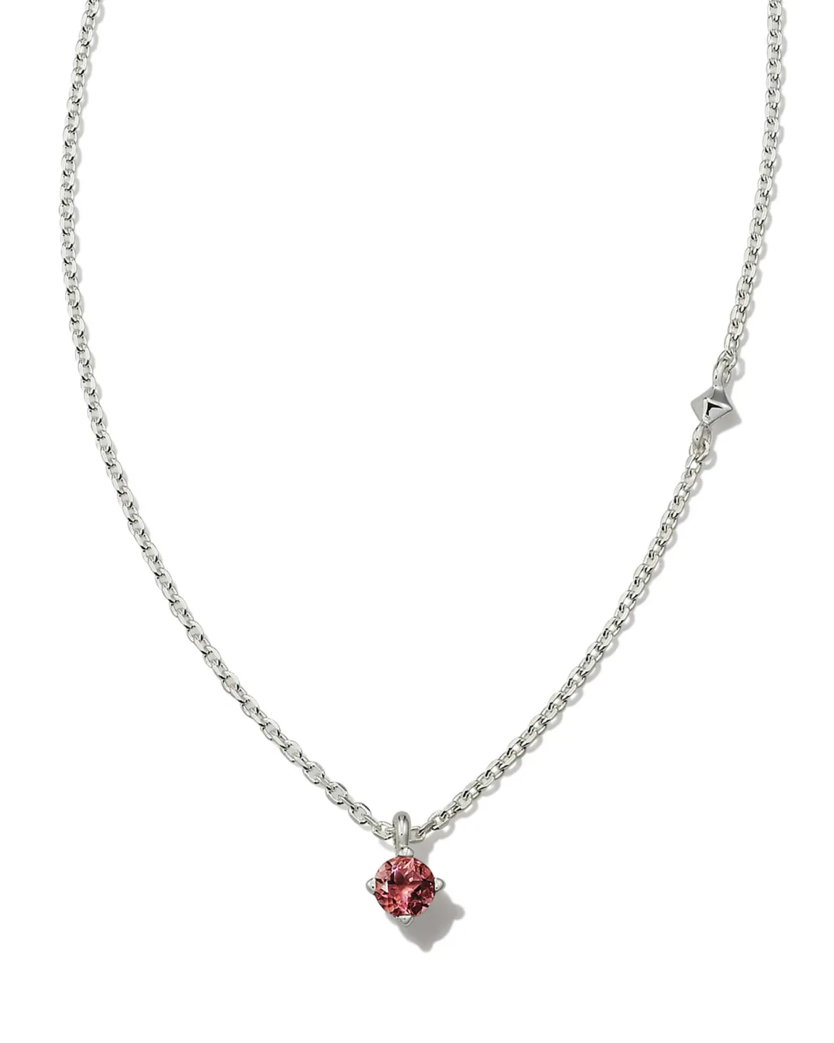 Maisie Sterling Silver October Pendant Necklace