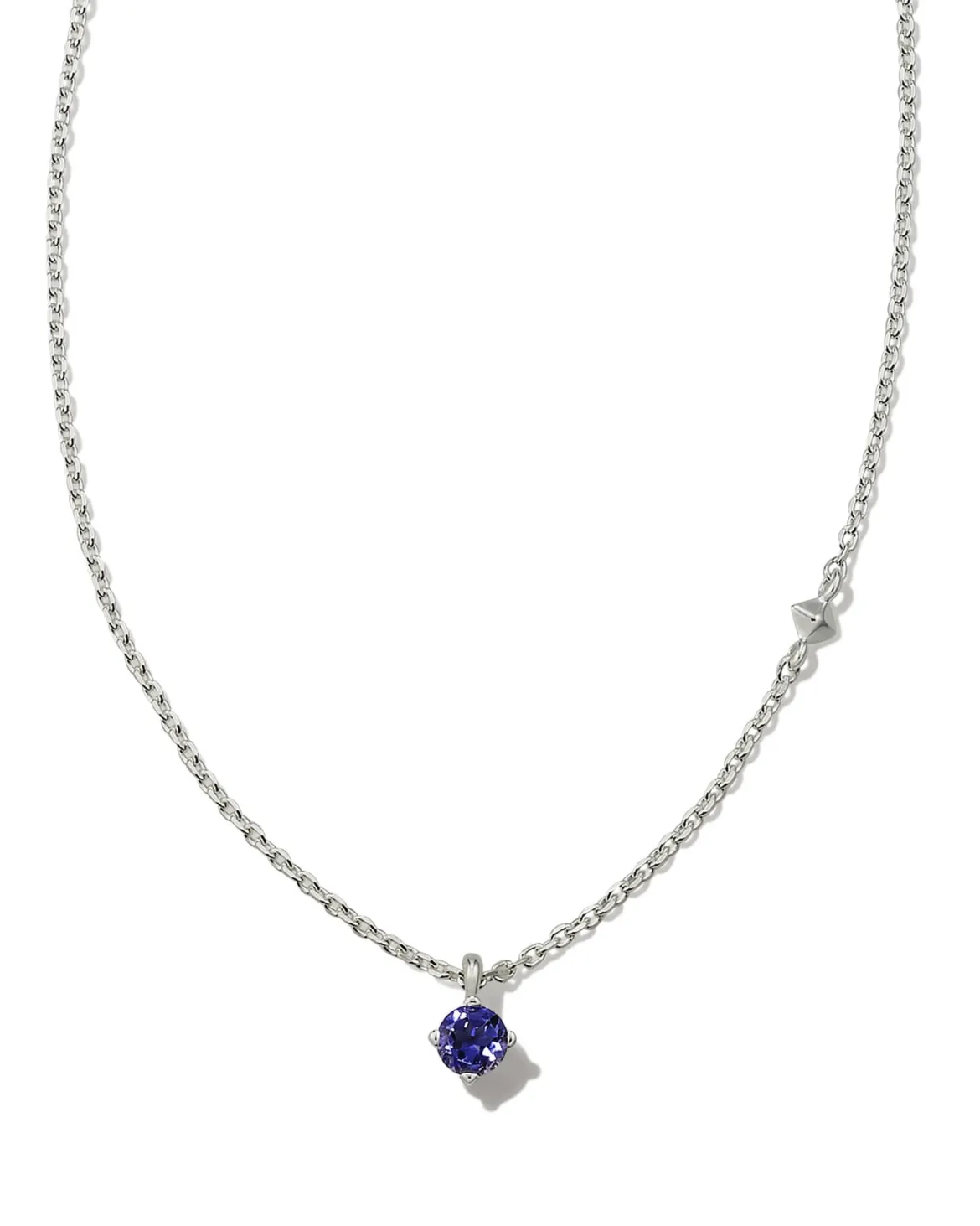 Maisie Sterling Silver September Pendant Necklace