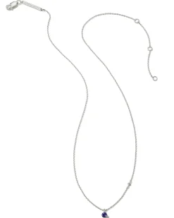Maisie Sterling Silver September Pendant Necklace