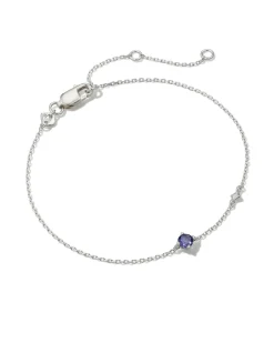Maisie Sterling SilverSeptember Delicate Chain Bracelet