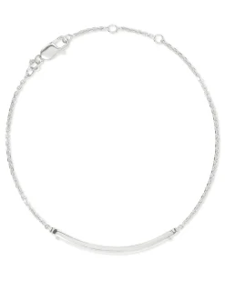 Mattie Bar Delicate Bracelet in Sterling Silver