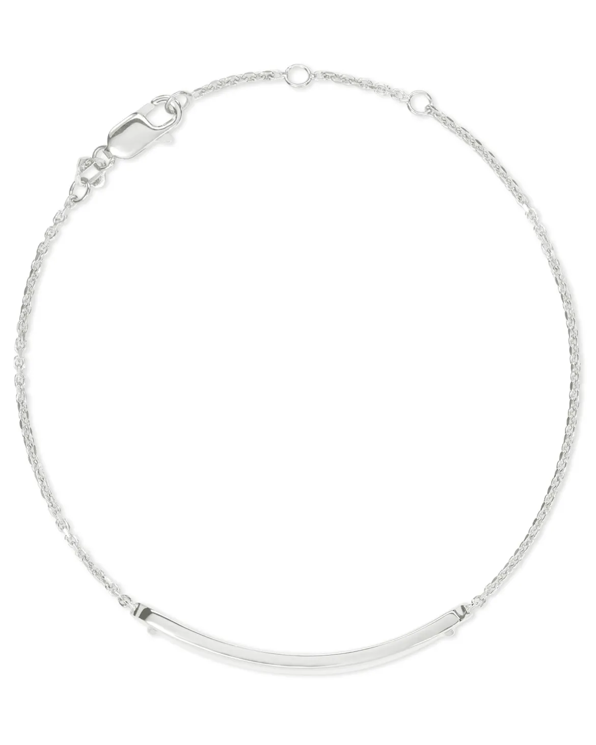 Mattie Bar Delicate Bracelet in Sterling Silver