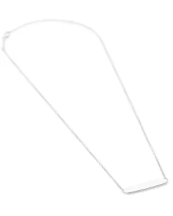 Mattie Bar Pendant Necklace in Sterling Silver