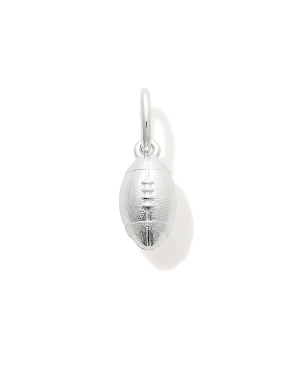 Metal Football Charm in Sterling Silver