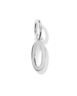 Metal Letter O Sterling Silver Charm