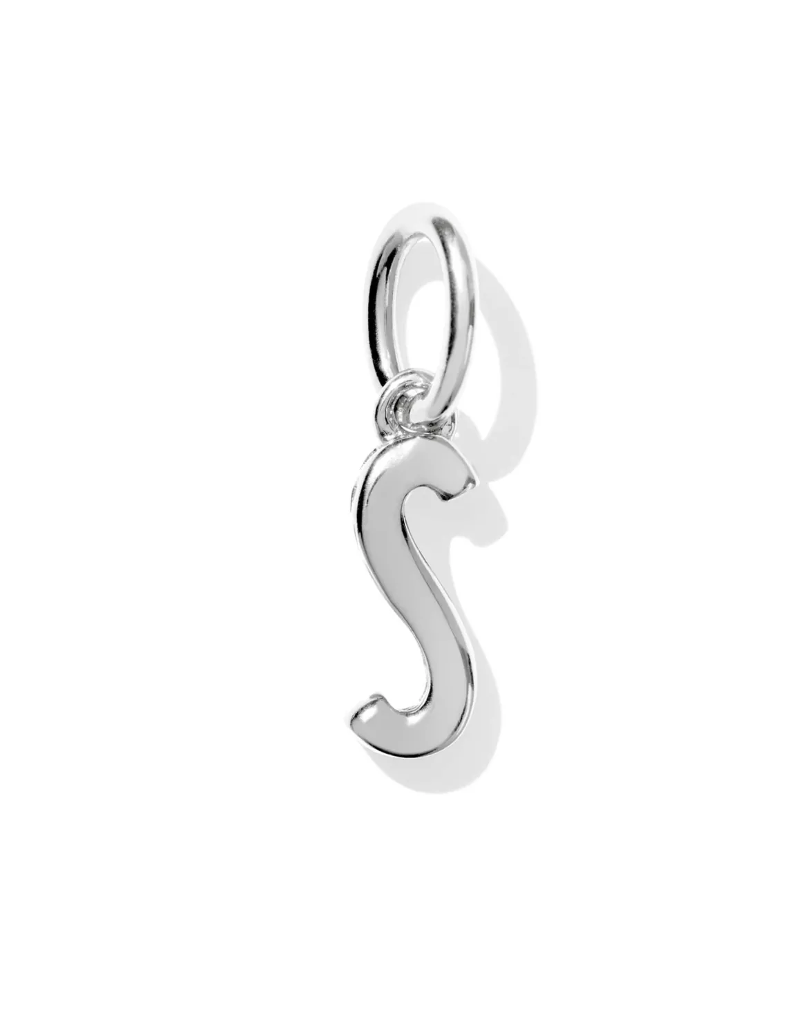 Metal Letter S Sterling Silver Charm
