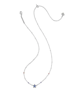 Mini Cassidy Silver Short Pendant Necklace