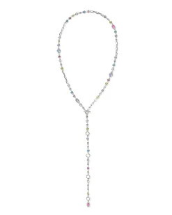 Mini Elisa and Abbie Silver Convertible Strand Necklace