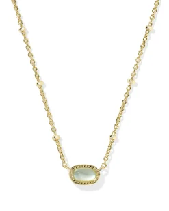 Mini Elisa Gold Satellite Short Pendant Necklace
