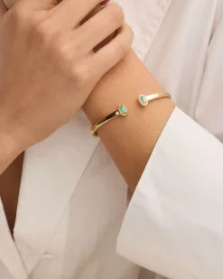 Mini Elton Gold Cuff Bracelet