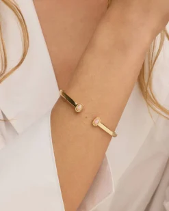 Mini Elton Gold Cuff Bracelet