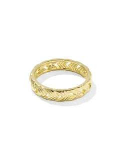 Miranda 18k Gold Vermeil Band Ring