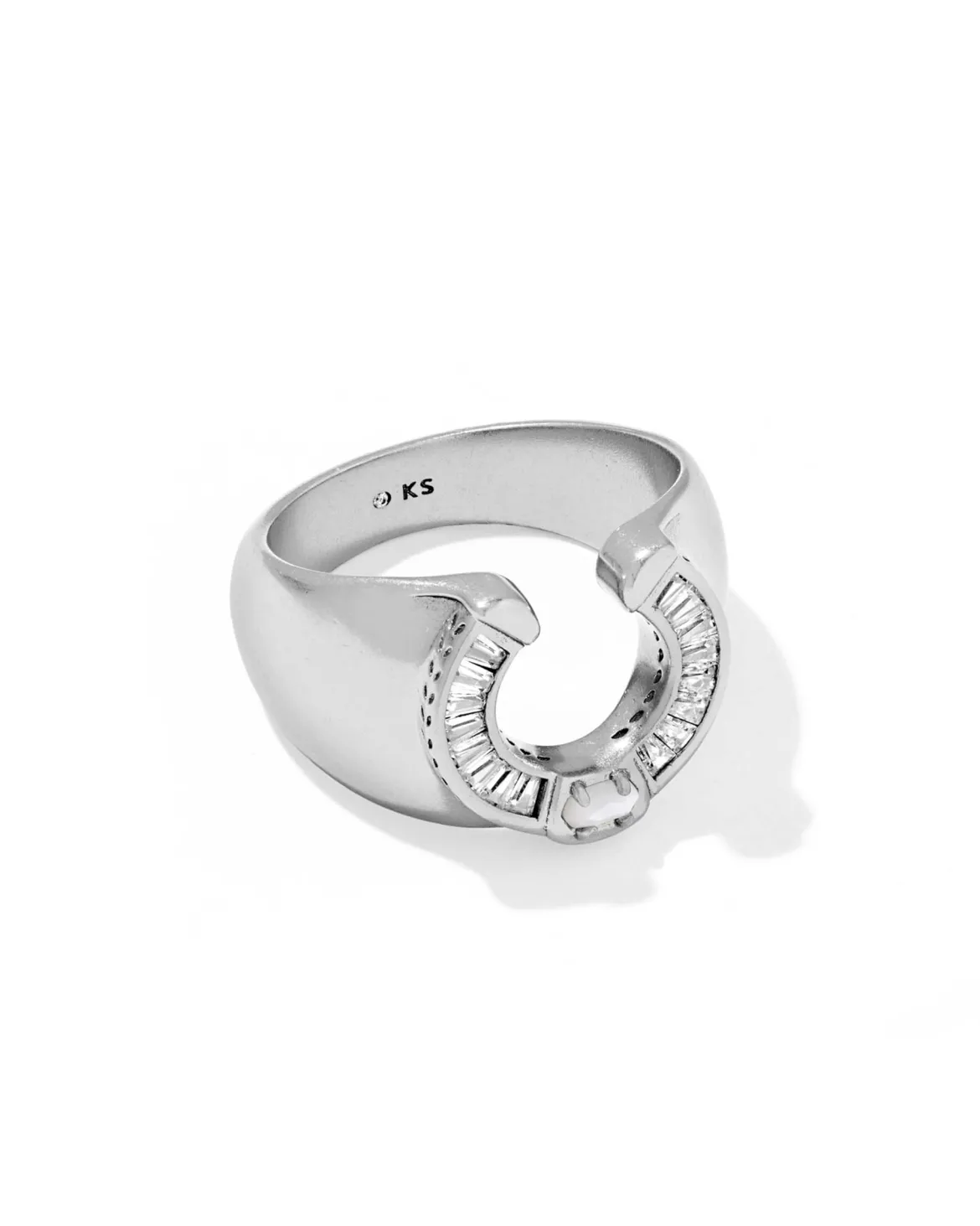 Noble Horseshoe Vintage Silver Statement Ring