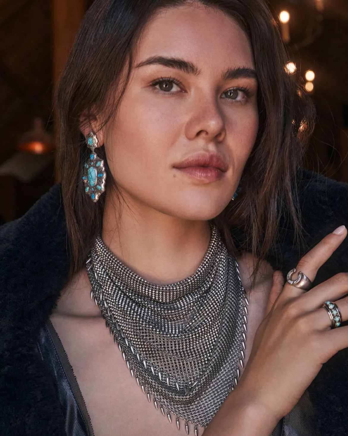 Noble Horseshoe Vintage Silver Statement Ring