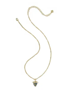 Oleana Gold Short Pendant Necklace