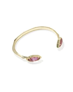 Ophelia Gold Cuff Bracelet