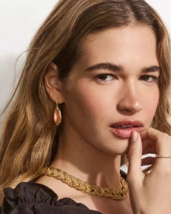 Ophelia Gold Small Drop Earrings