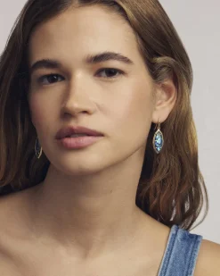 Ophelia Gold Small Drop Earrings