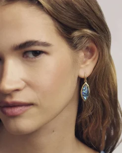 Ophelia Gold Small Drop Earrings
