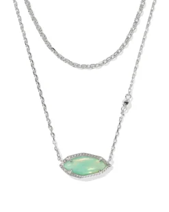 Ophelia Multi Silver Strand Necklace