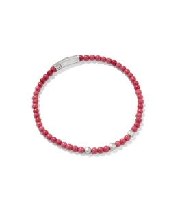 Otto Oxidized Sterling Silver Beaded Bracelet
