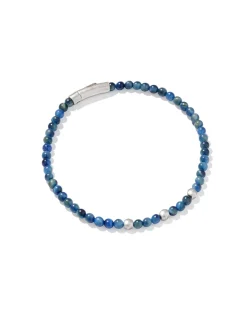 Otto Oxidized Sterling Silver Beaded Bracelet