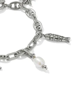 Parker Charm Vintage Silver Bracelet