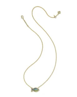 Parker Fish Gold Short Pendant Necklace