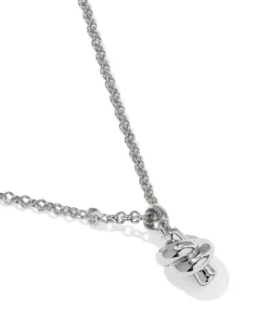 Parker Knot Silver Short Pendant Necklace