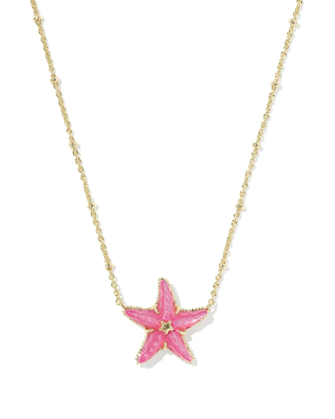 Parker Starfish Gold Short Pendant Necklace