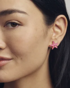 Parker Starfish Gold Stud Earrings
