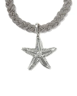 Parker Starfish Silver Statement Necklace