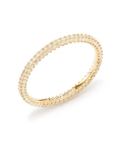 Remi 14k Yellow Gold Band Ring In White Diamonds