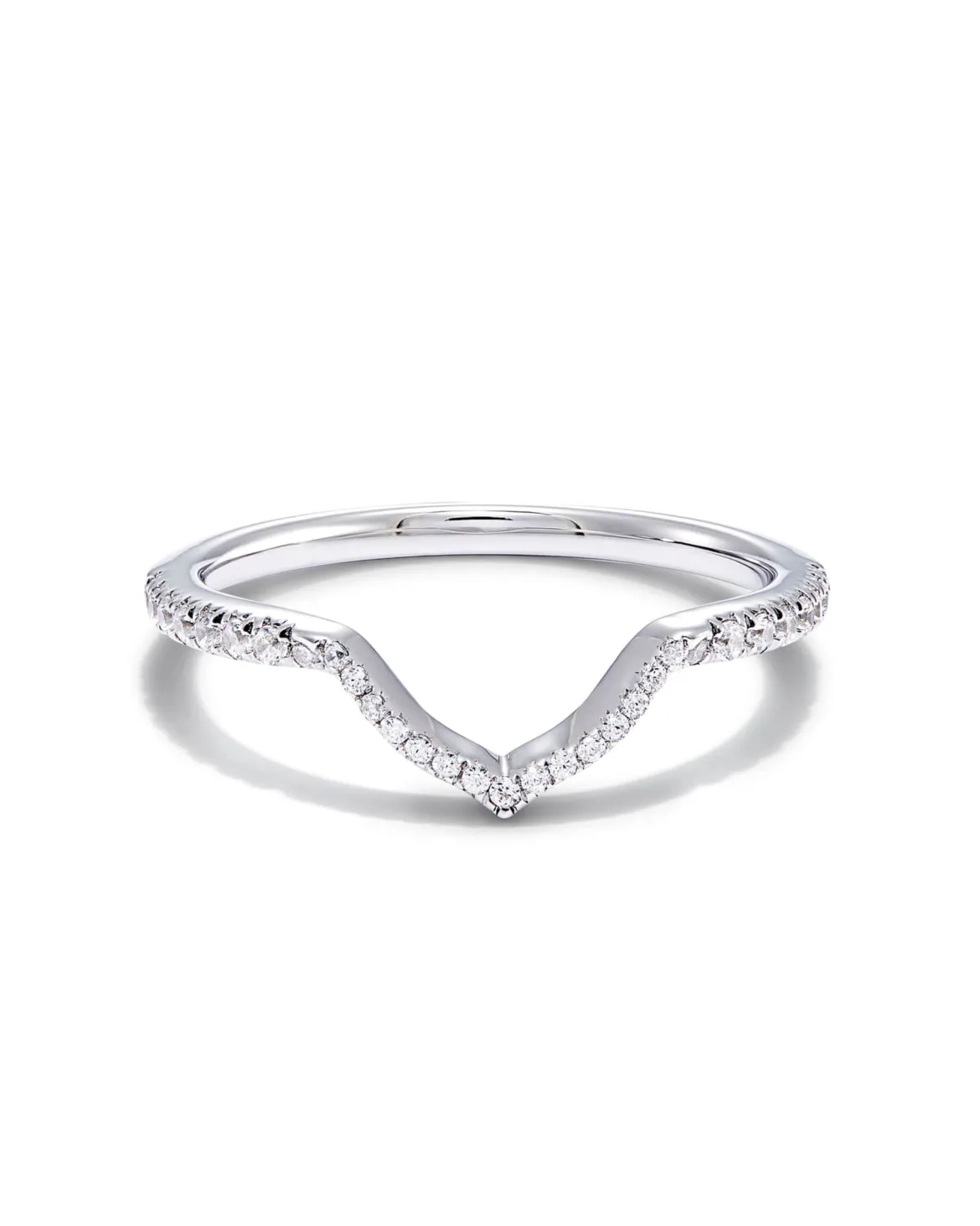 Signature Band Ring in 14k White Gold