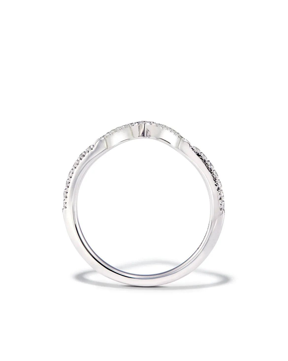 Signature Band Ring in 14k White Gold