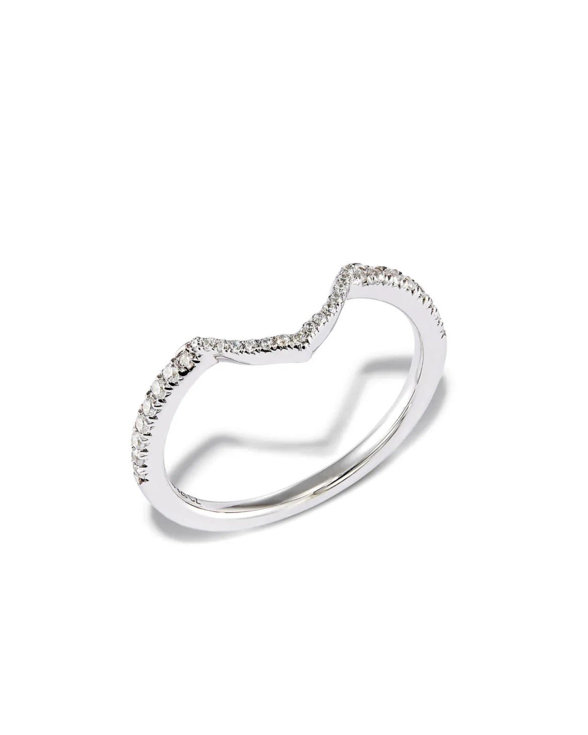 Signature Band Ring in 14k White Gold
