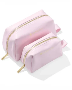 Small Cosmetic Zip Case in Pink