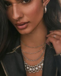 Small Paperclip Chain Necklace in Sterling Silver