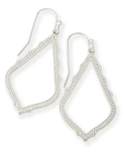 Sophia Drop Earrings in Silver