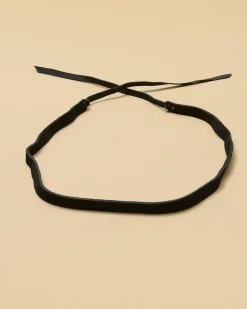 Suede Tie Hat Band