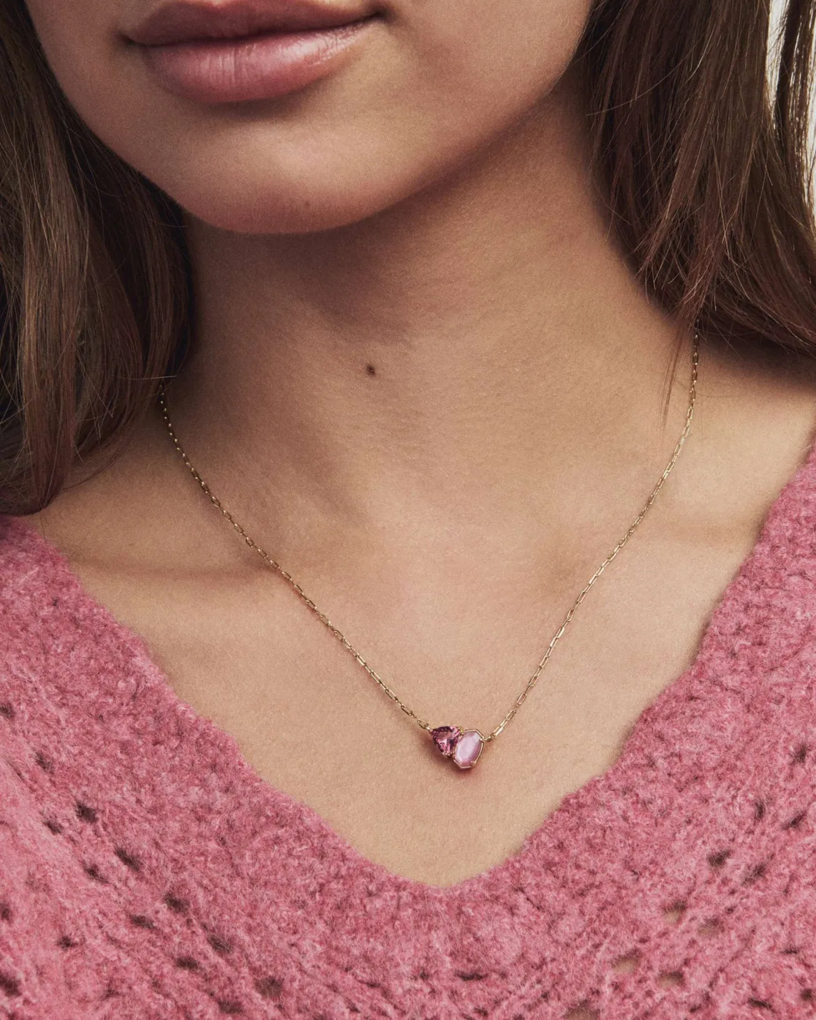 Tatum October Short Pendant Necklace