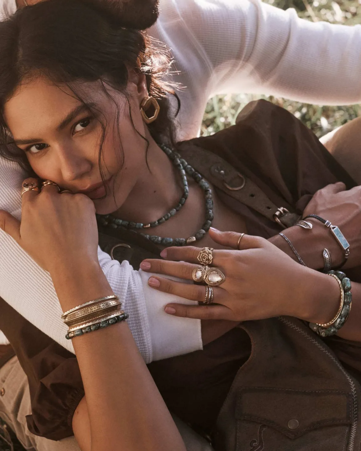 Tedi Vintage Gold Band Ring
