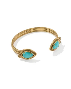 Tedi Vintage Gold Cuff Bracelet