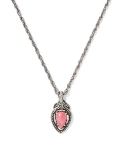Tedi Vintage Silver Short Pendant Necklace