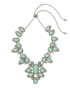Tedi Vintage Silver Statement Necklace